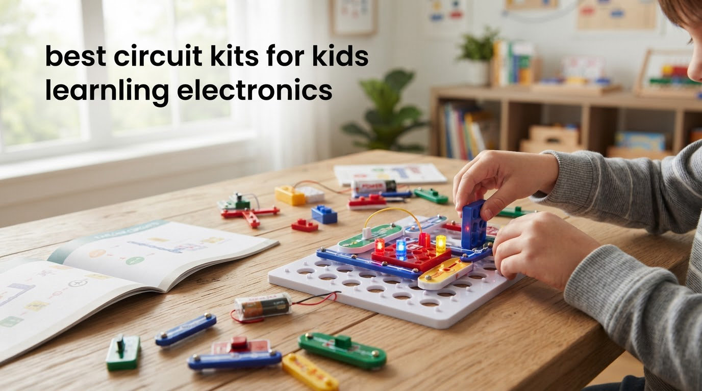 best circuit kits for kids learning electronics